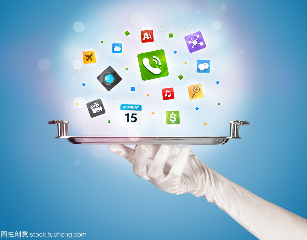 數(shù)字化服務新紀元 以服務員托盤圖標為象征的網(wǎng)絡新媒體變革